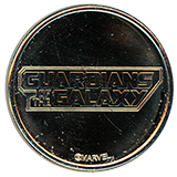 #103-106 REVERSE Design: Guardians of the Galaxy ©MARVEL.  Reeded edge.