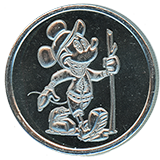 #283 Hiker Mickey Disney California Adventure 25 Years Anniversary medallion. January 23, 2026.  