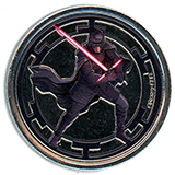 #246 REVERSE: Image of Image of Kylo Ren, Galactic Empire Logo background, ©Disney©LFL. September 3, 2025.