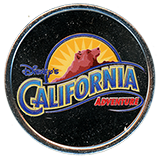 #286 Los Feliz Five and Dime, Disney California Adventure. #286 Disney's California Adventure Logo, Colorized Disneyland Resort 70th Anniversary medallion. February 2, 2026.