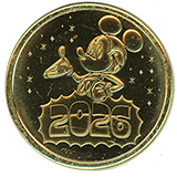 #264 2026 Mickey Mouse Disneyland Resort Souvenir Medallion. December 31, 2025.