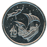 #273 Pioneer Mercantile Peter Pan's Flight Attraction Disneyland Resort 70th Anniversary medallion. January 8, 2026.