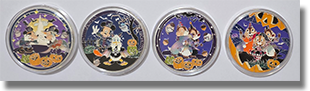 Hong Kong Disneyland Medallon Halloween Themed Set #13. 9-13-2025. Hong Kong Disneyland Medallon Halloween Themed Set #13. 9-13-2025.