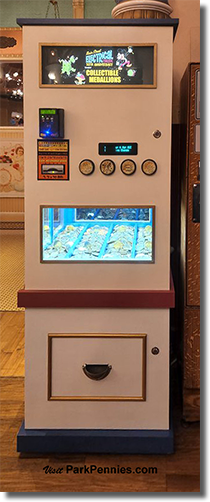 Second Disneyland Resort Medallion Machine Machine 8/4/2022 Location: Main Street Penny Arcade