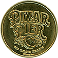 Pixar Pier Boardwalk Game Tokens #1-4 Reverse
