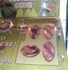 Elongated coin machine, Disneyland Resort Paris