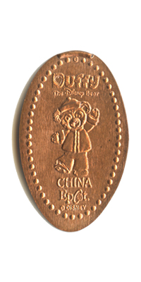 Walt Disney World Duffy pressed penny