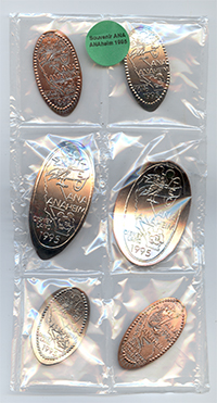 1995 ANA elongated coin set, Ray Dillard
