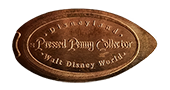 Disneyland Pressed Penny Collector Walt Disney World pressed coin DT0002