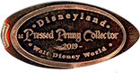 Disneyland Pressed Penny Collector Walt Disney World pressed coin DT0002