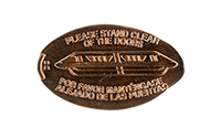 DT0019P Horizontal elongated penny image, commissioned by ZZZ Coins / www.ZZZCOINS.com  in honor of the Disney Monorail attraction.