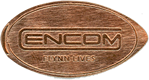 DT0026 Encom Flynn Lives pressed coin