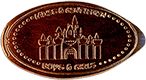 View the guide listing for Disney Castle pressed coin  "Ladies and Gentlemen, boys and girls"