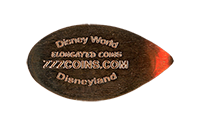 Reverse: DT0042 US cent  "Disney World, Elongated Coins, ZZZCOINS.COM, Disneyland" 