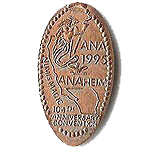 CORRECTED  TEC ANA ANAHEIM NUMISMAGIC 104TH ANNIVERSARY CONVENTION Pressed PENNY Picture