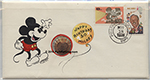 Adam Cool Mickey Mouse pressed cent mailing cashe from 1978