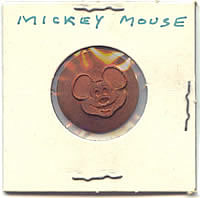 Adam Cool Pressed Mickey Mouse cent, early.