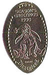

DL0137 Retired 1999 Eeyore elongated nickel or elongated coin image.