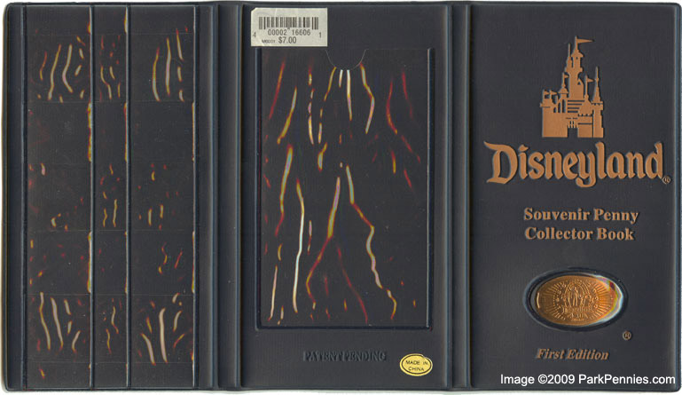 Elongated Pressed Penny Souvenir Album Book  Disneyland California Adventure 2 
