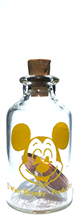 Gold Mickey Penny in a Bottle
