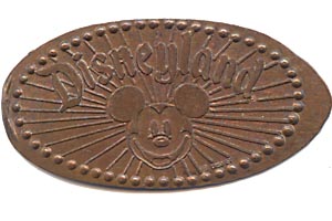 The First Disney Penny Press Machine Coin