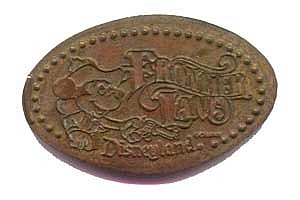 Cowboy Mickey Penny Press Machine Coin