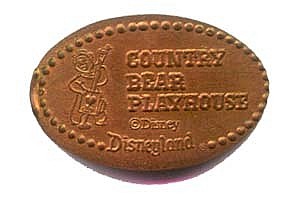 Country Bear Playhouse Penny Press Machine Coin