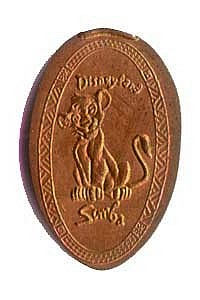 Simba Penny Press Machine Coin