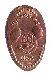 Mickey Mouse USA Penny Press Machine Coin