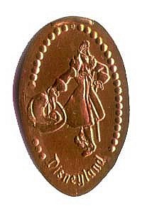 Captain Hook Penny Press Machine Coin