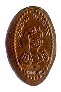 Snow White Penny Press Machine Coin