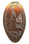 MULAN in ceremonial dress pressed coin