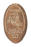 Big Thunder Mountain Railroad opens Disneyland Magical Milestones elongated pressed penny coin image