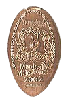 "a bug’s land" opens Disneyland Magical Milestones elongated pressed penny coin image