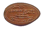 Picture of Disneyland souvenir Jungle Cruise pressed pennies - elongated coins.