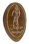 DL0027 Retired Jafar no © DISNEY pressed penny. 
