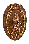DL0041 Retired Bashful Dwarf pressed penny.