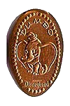 DL0056 Retired Dumbo pressed penny or elongated coin image.