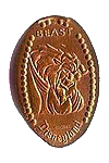 
DL0069 Retired Beast pressed penny or elongated coin image. 