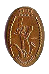 DL0071 Retired Tigger Pressed Penny or elongated coin image.
