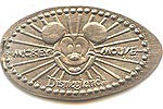 DL0076 RETIRED Mickey Mouse rays pressed nickel.