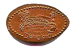 DL0087 RETIRED Critter Country pressed penny press machine coin or pressed penny image. 