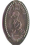 Disneyland pressed penny picture. Click to Zoom.