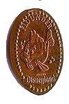 DL0126 RETIRED Flounder pressed penny. 