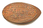 DL0156 Retired Horizontal Union Bank of California pressed penny or elongated coin image.