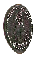 DL0160 Sleeping Beauty pressed coin