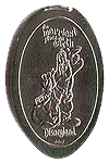 DL0164 Retired Santa Goofy elongated nickel or elongated coin image.