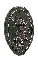 DL0194 RETIRED Seated Tinker Bell elongated quarter image. 