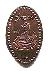 DL0218 Retired Kaa pressed penny or elongated coin image. 