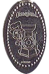 DL0226 RETIRED EnginEar Mickey squished nickel elongated coin image. 